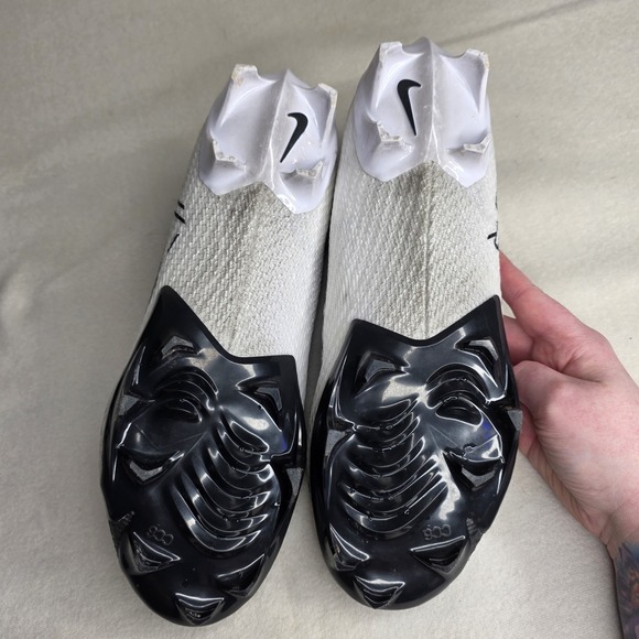 Nike Vapor Edge Speed 360 2 Football Cleats DA5455-001 Black White Sz 11.5 - Picture 4 of 8